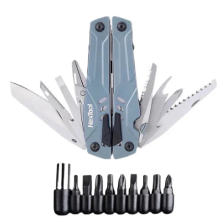 Nextool  14-In-1 Multi-Function Tools Bits Set Folding Pliers Camping Hiking Scissors Opener, Ne20223