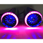 Motorcycle Subwoofer Color-Coated Audio Exhaust Pipe Simulator, 12V