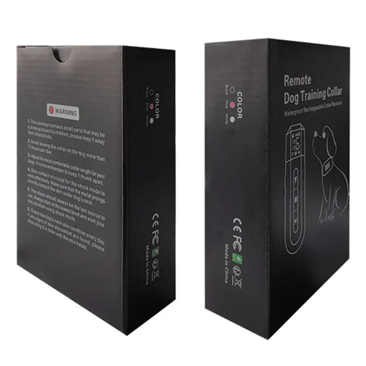 Smart Remote Control Dog Trainer Stop Barker Waterproof Vibration Collar, 669N-1, 669N-2