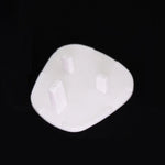 UK 3-Hole Baby Socket Protection Cover, Round Black, Round Transparent, Pear Shaped White