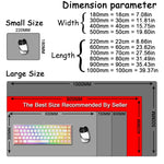 Large Abstract Mouse Pad Gamer Office Computer Desk Mat, 300 x 600 x 2mm, 300 x 700 x 2mm, 300 x 800 x 2mm, 400 x 900 x 2mm