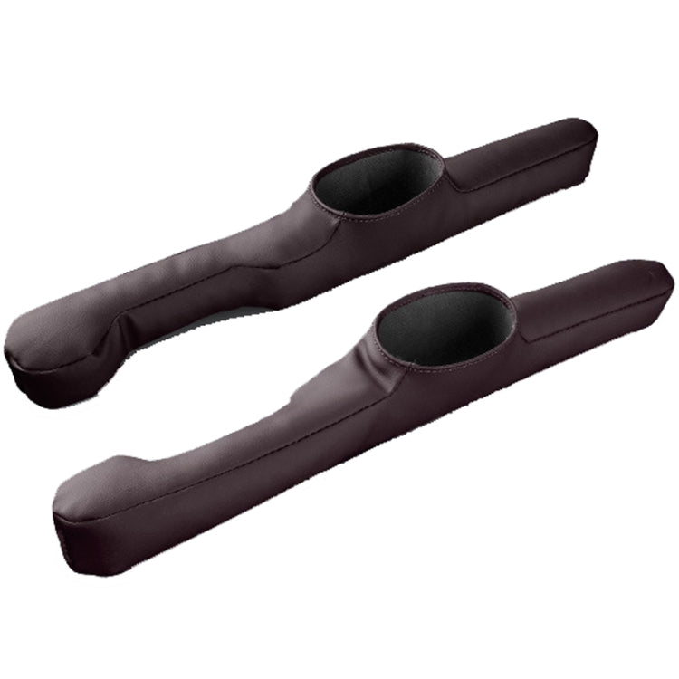 1pair Car Seat Storage Organizer Seat Anti Leakage Seam Fillers, Storage Black, Storage Dark Coffee