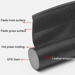 Door Bottom Seal Strip Door Seam Soundproof Windproof Sticker Door Foot Down Gap Self-Adhesive Blocking Strip, Unilateral Brown, Unilateral Black, Unilateral Gray