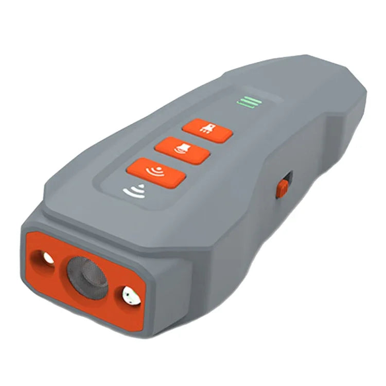 LED Flashing Light Handheld Ultrasonic Bark Arrester Frequency Conversion Dog Training Device, Black+Orange, Dark Gray, Gray+Orange