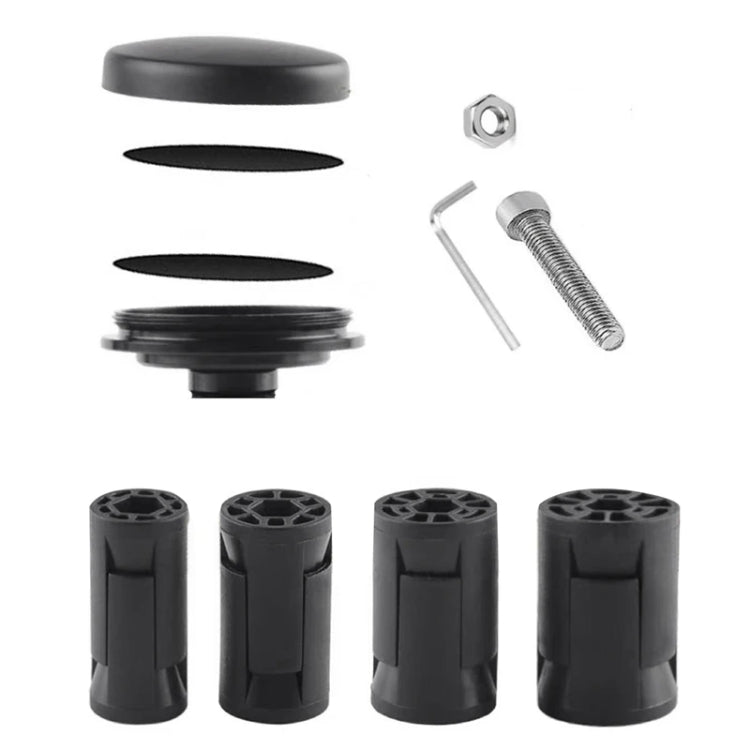 For AirTag 2nd Gen / AirTag 1st Gen Bike Hidden Mount Bicycle Front Fork Down Tube Anti-theft GPS Holder, Style 1, Style 2