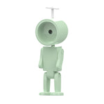 Mini Astronaut Magnetic LED Night Light Desktop Building Block Ornaments Desk Lamp, Round White, Round Pink, Round Blue, Round Green, Square White, Square Pink, Square Blue, Square Green