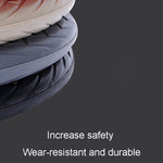 Car Silicone Protective Cover Wear Resistant Non-Slip Tire Pattern Driving Grip Sleeve, For 36cm-40cm Diameter Steering Wheel