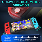 JOY-02 Gaming Left And Right Handle With RGB Lights Body Feel Bluetooth Gamepad For Switch / Switch OLED / Switch Pro / Switch Lite / Switch Joycon, Blue Red, Green Blue, White, Gray, Pink Green, Orange Purple, Light Pink Light Green