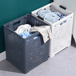 Foldable Dirty Clothes Basket Wall Mounted Bathroom Dirty Clothes Storage Frame Plastic Laundry Basket, Plus Large Gray, Plus Large Black, Extra Large Black, Extra Large White, Extra Large Gray