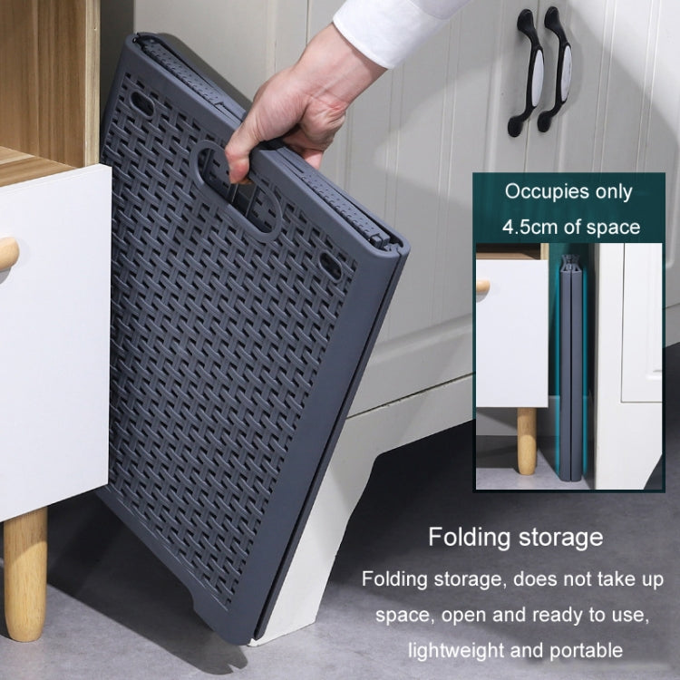 Foldable Dirty Clothes Basket Wall Mounted Bathroom Dirty Clothes Storage Frame Plastic Laundry Basket, Plus Large Gray, Plus Large Black, Extra Large Black, Extra Large White, Extra Large Gray