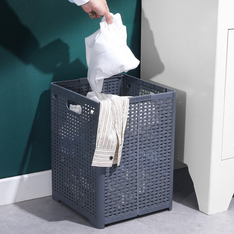 Foldable Dirty Clothes Basket Wall Mounted Bathroom Dirty Clothes Storage Frame Plastic Laundry Basket, Plus Large Gray, Plus Large Black, Extra Large Black, Extra Large White, Extra Large Gray