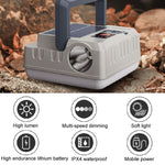 Outdoor Solar Energy Charging Camping Light Hanging Multi-Functional Tent Lamp Power Outage Emergency Lights