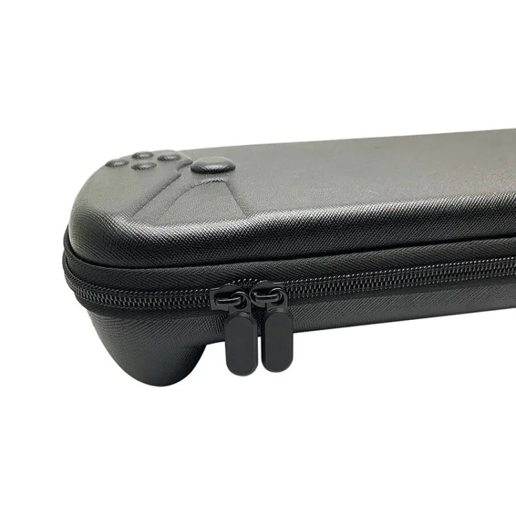 For Sony PlayStation Portal Hard Shell Case Portable Storage Bag, PU Cross Line, Oxford Cloth 1680D