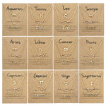 3 In 1 12 Zodiac Signs Necklace Set Retro Alphabet Symbols With Diamonds Jewelry Set, Scorpion Golden, Sagittarius Golden, Capricorn Golden, Taurus Golden, Pisces Golden, Leo Golden, Libra Golden, Cancer Golden, Aquarius Golden, Virgo Golden, Aries Gol...