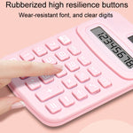Small Solid Color Calculator Dormitory Student Office Exam Tool