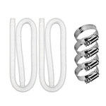 For Intex Swimming Pool Filter Pump Replacement, 1 Hose 2 Clamps, 2 Hoses 4 Clamps, 1 Hose 2 Clamps Blue, 2 Hoses 4 Clamps Blue