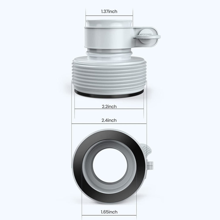 For Intex Pool Pump Fittings 10722 / 25009 Type B Hose Adapter, 1 B Type Adapter