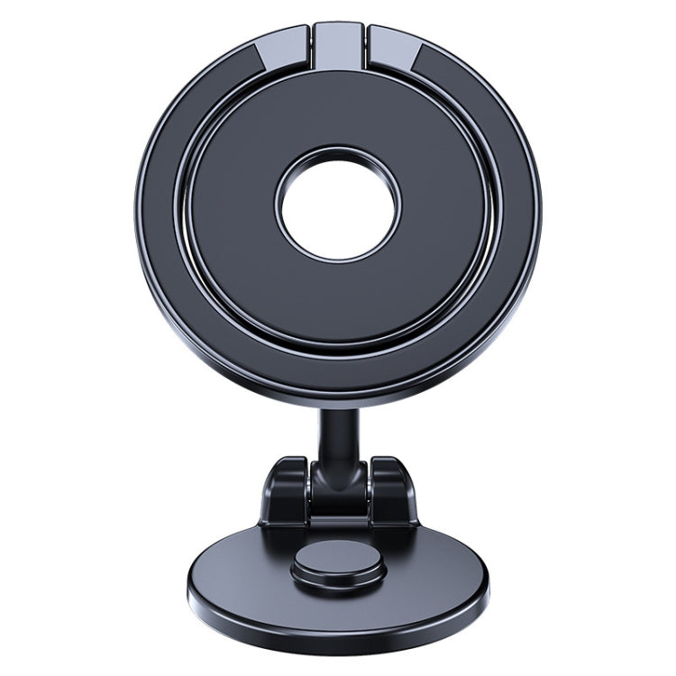 Magnetic Folding Car Phone Holder Rotatable Dashboard Stick-On Navigation Stand, D50