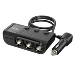 120W Digital Display Cigarette Lighter Car Fast Charging Charger