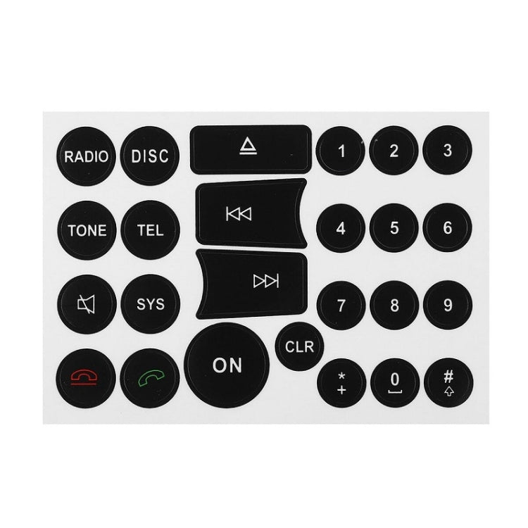 For Mercedes Benz C/E/GLK/W 2007-2014 Radio Button Repair Sticker