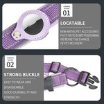 For AirTag 2nd Gen / AirTag 1st Gen Tracker Dog Collar Neoprene Lining Reflective Pet Collar, S, M, L, XL