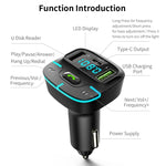 Car Bluetooth MP3 Player Ambient Light Charger, GZ03