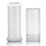 Transparent Plastic Travel Beard Brush Storage Tube