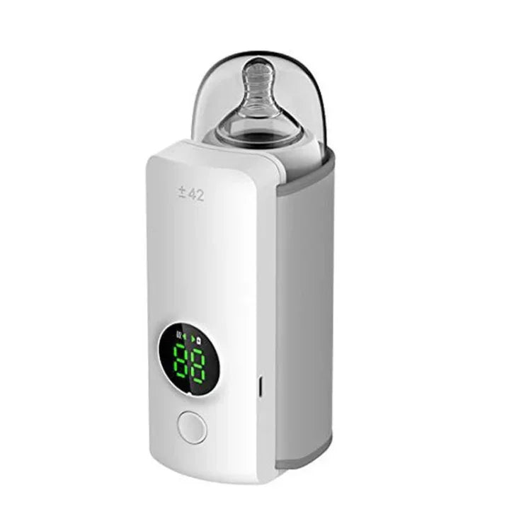 18W 6000mAh Baby Bottle Warmer With Digital Display 6 Levels Temperature Adjustment, NNQ-2