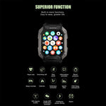 C20Plus 1.81-inch Health Monitoring Waterproof Bluetooth Call Smart Watch, Camouflage Green