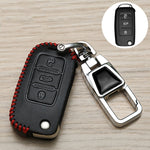 For Volkswagen Jetta Car Key Cover Multifunctional Keychain Anti-lost Number Plate, A, B, E, G