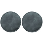 2pcs/ Set Car Suede Anti-Slip Water Coaster Car Interior Decoration