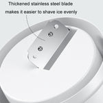 Small Manual Shaved Ice Machine DIY Home Smoothie Maker