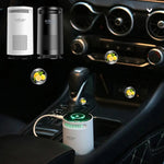 Car Negative Ion Air Purifier Odor Removal Aromatherapy, Black, White