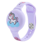 For AirTag 2nd Gen / AirTag 1st Gen Cartoon Watch Strap Locator Silicone Protective Cover Anti-Lost Device Case
