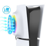 For PS5 Slim ipega PG-P5S019 Temperature Control Cooling Fan Face Cover Cooler + USB HUB with RGB Lights, ipega PG-P5S019