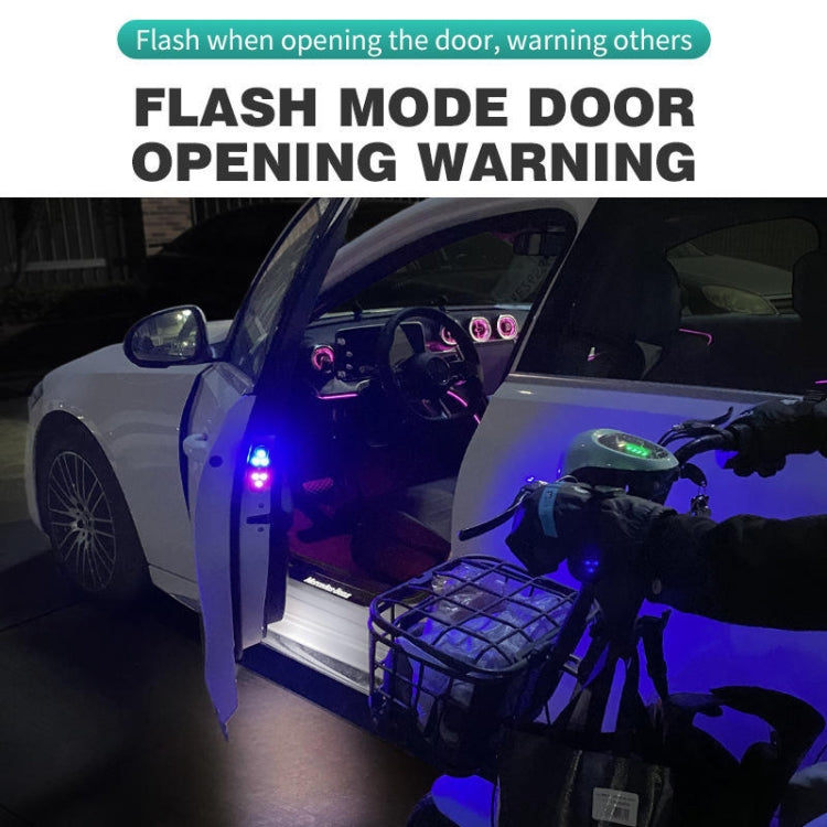 Car Universal Wiring Free Warning Lights Night Anti-Collision And Anti-Tailgating Lamp