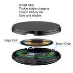 DSW-36B Mobile Phone Wireless Charger Mini 15W Fast Charging Type-C Round QI, DSW-36B