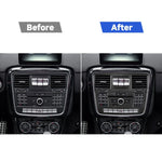 For Mercedes-Benz G-Class W463 2pcs /Set Multimedia Panel Decorative Sticker
