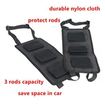 Car Back Seat Fishing Rod Strap Fixed Storage Bag