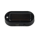 Car Solar Analog Anti-theft Device LED Warning Light, Black Shell Red Light, Black Shell Blue Light