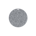 7 Inch Pet Licking Mat with Suction Cups Non-Slip Slow Feeding Mat for Dogs & Cats, Grey, Mint Color, Blue
