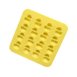 Cute Yellow Duck Silicone Chocolate Mould Fire Lacquer Wax Mold, Yellow Duck