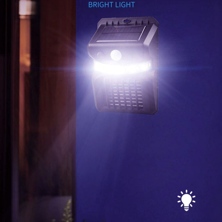 E-SMARTER W792 LED Solar Wall Light With Purple Light Mosquito Control Function Human Intelligent Sensor Outdoor Garden Lamp, White Light, White Light+Yellow Light