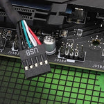 Motherboard 9Pin USB2.0 Extension Cable 26AWG Double Shielded Cord, 20cm, 30cm, 50cm, 60cm