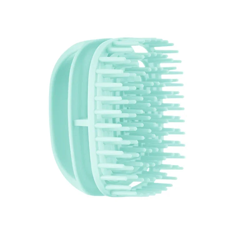 Silicone Shampoo Brush Clean Scalp Massage Brush Wet And Dry Handheld Shampoo Comb