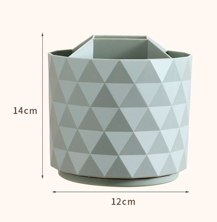 Desktop Rotating Pen Holder Large Capacity Stationery Storage Box Makeup Brush Storage Bucket