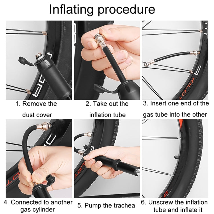 Bicycle High Pressure Pump Home Mini Portable Basketball Inflator Accessories