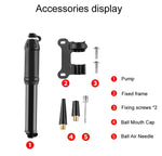 Bicycle High Pressure Pump Home Mini Portable Basketball Inflator Accessories