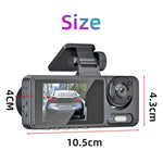 High-Definition Night Vision Driving Recorder, Dual Recording No WIFI, Triple Recording No WIFI, Triple Recording With WIFI Mobile Playback