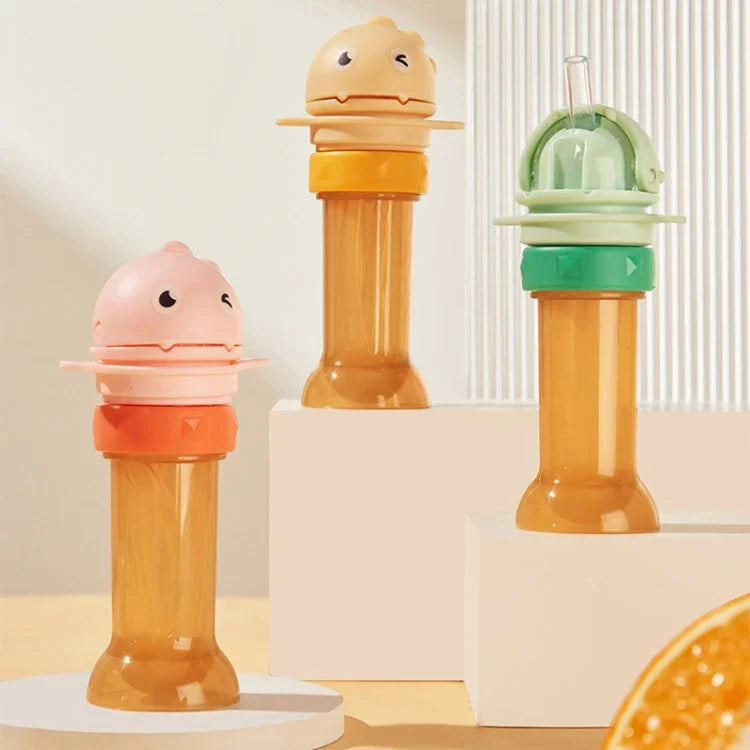 Children Mineral Water Portable Straw Cap Baby Drinking Water Bottle Convertor